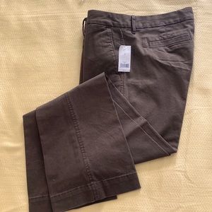 NWT Banana Republic weekend Chinos size 6 , brown